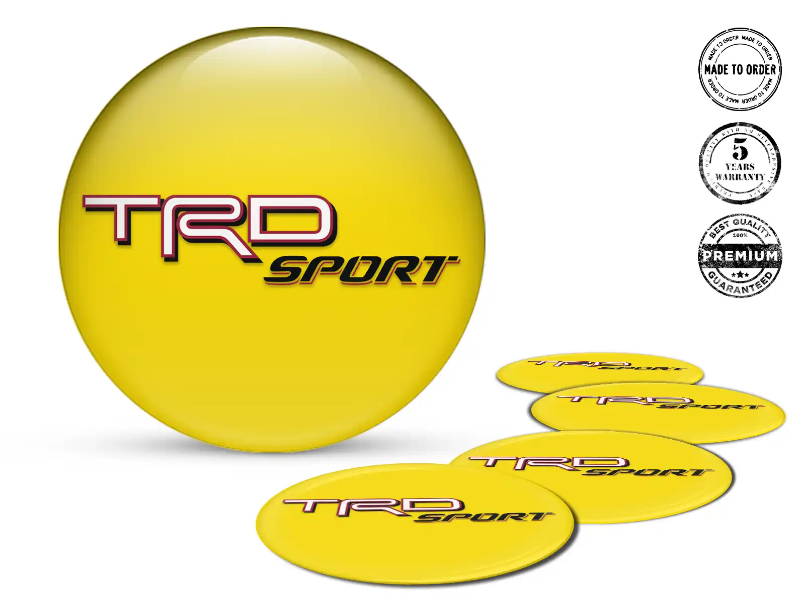 Toyota TRD Pegatinas de Cúpula Edición Emblemas de Racing